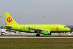 S7 Airlines, VP-BTP, Airbus A319-114, 13.September 2015, MUC München, Germany.