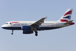 British Airways, G-EUOH, Airbus, A319-131, 19.03.2016, ZRH, Zürich, Switzenland         