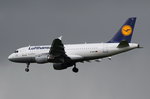 D-AILI Lufthansa Airbus A319-114   beim Anflug auf München am 16.05.2016