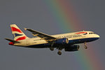 British Airways, G-EUPB, Airbus A319-131, 01.Juli 2016, LHR London Heathrow, United Kingdom.