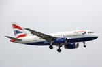 British Airways, G-EUPM, Airbus A319-131, 01.Juli 2016, LHR London Heathrow, United Kingdom.