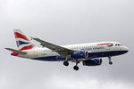British Airways, G-EUPX, Airbus A319-131, 01.Juli 2016, LHR London Heathrow, United Kingdom.