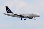 9A-CTI Croatia Airlines Airbus A319-112  beim Landeanflug  Frankfurt am 01.08.2016