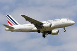 Air France, F-GRHS, Airbus, A319-111, 08.05.2016, CDG, Paris, France         