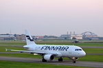 Finnair Airbus A319 OH-LVA am 14.09.16 beim rollen zum Start in Hamburg Fuhlsbüttel aufgenommen.