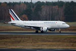 Air France, Airbus A 319-111, F-GRHB, TXL, 25.11.2016