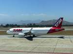 Airbus A 320, PR-TYG, TAM, Aeropuerto Santiago de Chile (SCL), 5.1.2017