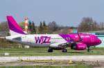 Wizz Air (W6-WZZ), HA-LYL, Airbus, A 320-232 sl, 09.04.2017, FMM-EDJA, Memmingen, Germany