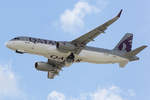 Qatar Airways, A7-AHX, Airbus, A320-232, 02.05.2017, PSA, Pisa, Italy         
