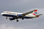 British Airways, G-BUSC, Airbus A320-111, msn: 008, 15.August 2006, LHR London Heathrow, United Kingdom.