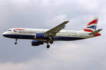 British Airways, G-BUSD, Airbus A320-111, msn: 011, 15.August 2006, LHR London Heathrow, United Kingdom.