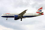 British Airways, G-BUSH, Airbus A320-211, msn: 042, 11.August 2006, LHR London Heathrow, United Kingdom.