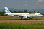 Aigle Azur, F-GJVF, Airbus A320-211, msn: 244, 21.Juni 2008, BSL Basel, Switzerland.