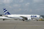 CCM Airlines, F-GYFL, Airbus A320-214, msn: 548, 09.April 2004, ZRH Zürich, Switzerland.