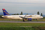 Hello, HB-JIW, Airbus A320-214, msn: 888, 20.September 2012, BSL Basel, Switzerland.