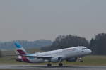 Eurowings Airbus A320 D-AEWI beim Start am Airport Hamburg Fuhlsbüttel Helmut Schmidt am 22.02.17