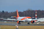 EasyJet Switzerland Airbus A320 HB-JZY am 11.03.18 am Airport Hamburg Helmut Schmidt aufgenommen.