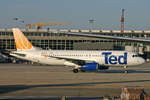 Ted, N491UA, Airbus A320-232, msn: 1741, 24.Dezember 2006, IAD Washington Dulles, USA.