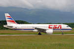 CSA Czech Airlines, OK-MEH, Airbus A320-214, msn: 3031,  Beskydy , 11.Juni 2008, GVA Genève, Switzerland.