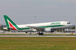 Alitalia, EI-DTD, Airbus A320-216, msn: 3846,  Alessandro Manzoni , 12.September 2015, MUC München, Germany.