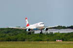 Austrian Airlines Airbus A320 OE-LBV Weinviertel im Landeanflug auf den Airport Hamburg Helmut Schmidt am 21.05.18