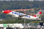Edelweiss Air, HB-JJL, Airbus A320-214, msn: 2024,  Säntis , 10.September 2018, ZRH Zürich, Switzerland.