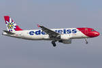 Edelweiss Air, HB-IJW, Airbus, A320-214, 19.01.2019, ZRH, Zürich, Switzerland         