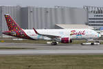Batik Air, D-AXAX (later Reg.: PK-LZJ), Airbus, A320-214, 18.03.2019, XFW, Hamburg-Finkenwerder, Germany           