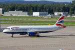 British Airways, G-EUYU, Airbus A320-232, msn: 6028, 01.August 2019, ZRH Zürich, Switzerland.