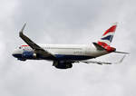 British Airways, Airbus A 320-232, G-EUYO, TXL, 05.07.2020