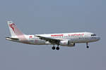 Tunisair, TS-IMV, Airbus A320-214, msn: 5610,  70 Jahre  Sticker, 30.September 2020, MXP Milano-Malpensa, Italy.