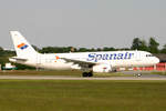 Spanair, EC-IZK, Airbus A320-232, msn: 2223, 19.Mai 2005, FRA Frankfurt, Germany.