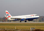British Airways, Airbus A 320-232, G-EUYY, BER, 08.11.2020
