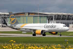 Condor (DE-DFG), D-AICF, Airbus, A 320-212 / neue DE-Lkrg., 05.08.2021, EDDS-STR, Stuttgart, Germany
