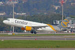 Condor Flugdienst, D-AICA, Airbus A320-212, msn: 774, 16.Oktober 2021, ZRH Zürich, Switzerland.