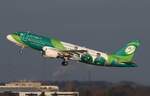Aer Lingus, Airbus A320-214, EI-DEO(Irish Rugby Team Livery), Dusseldorf International Airport(DUS), 31.12.2021