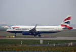 British Airways, Airbus A 320-232, G-EUYT, BER, 14.11.2021