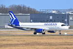 SX-DND , Aegean Airlines , Airbus A320-232(WL) , 18.03.2022 , Berlin-Brandenburg  Willy Brandt  , BER , 