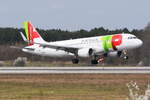 CS-TNT , TAP - Air Portugal , Airbus A320-214(WL) , 30.03.2022 , Berlin-Brandenburg  Willy Brandt  , BER , 