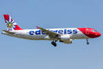 Edelweiss Air, HB-JJL, Airbus, A320-214, 28.04.2022, ZRH, Zürich, Switzerland