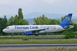 Thomas Cook Airlines, OO-TCN, Airbus A320-232, msn: 425,  dream , 14.Juni 2008, BSL Basel, Switzerland.