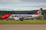 Edelweiss Air, HB-IHX, Airbus A320-214, msn: 942,  Bosco Gurin , 03.September 2022, ZRH Zürich, Switzerland.