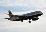 British Airways, Airbus A 320-232, G-MIDS, BER, 08.10.2022