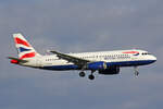 British Airways, G-EUYA, Airbus A320-232 msn: 3697, 19.Januar 2023, ZRH Zürich, Switzerland.