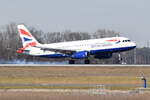 G-EUYC , British Airways , Airbus A320-232 , 01.03.2023 , Berlin-Brandenburg  Willy Brandt  , BER , 