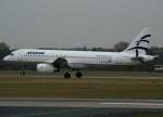 Aegean Airlines, SX-DVY, Airbus A 320-200, 2009.10.24, DUS, Dsseldorf, Germany