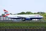G-EUUH , British Airways , Airbus A320-232 , Berlin-Brandenburg  Willy Brandt  , BER , 12.05.2023 