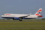 British Airways, G-EUYW, Airbus A320-232, msn: 6129, 18.Mai 2023, AMS Amsterdam, Netherlands.