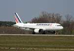 Air France, Airbus A 320-214, F-GKXU, BER, 10.04.2023