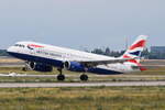 G-TTOE , British Airways , Airbus A320-232 , Berlin-Brandenburg  Willy Brandt  , BER , 21.07.2023 , 